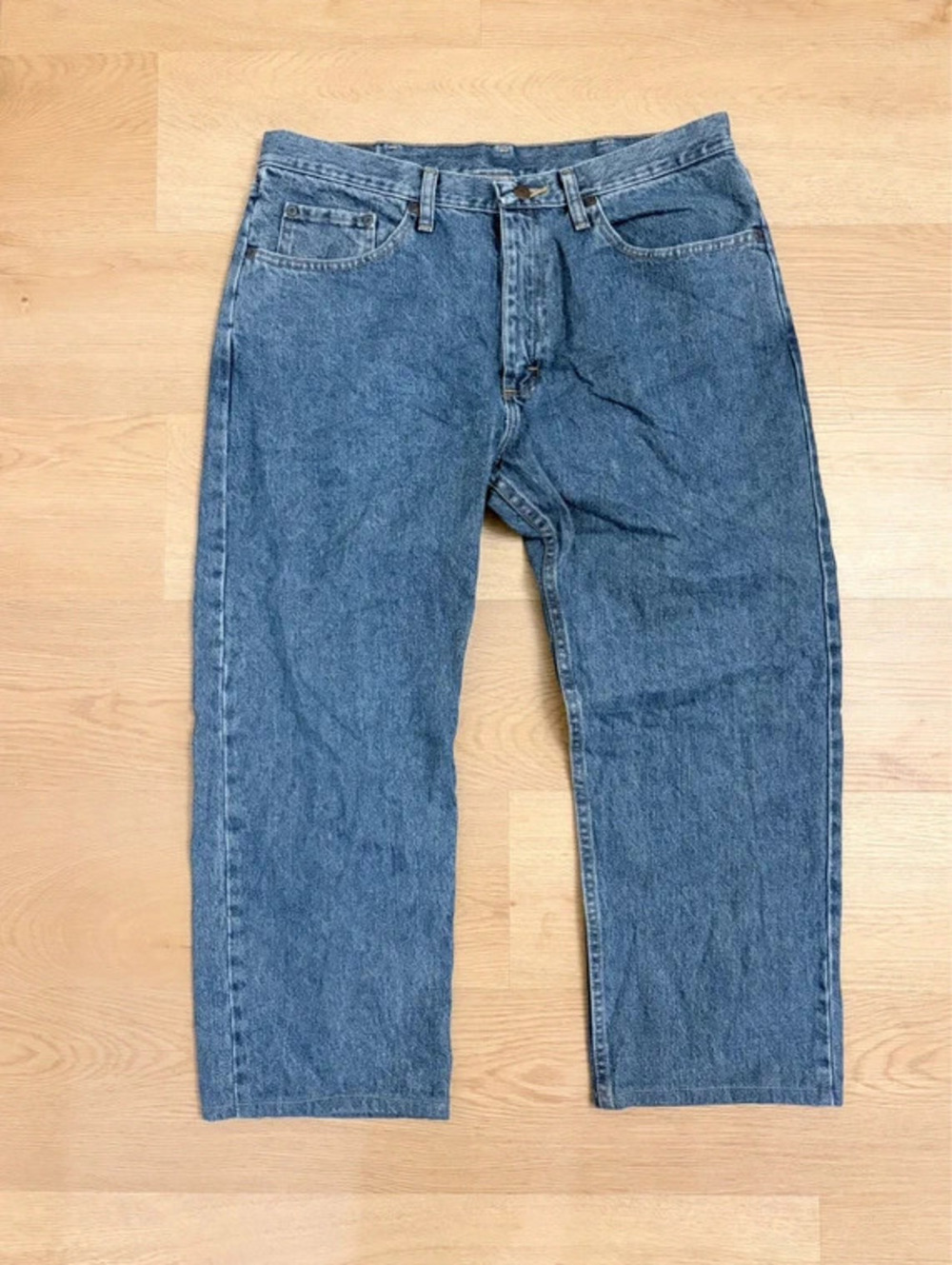 Wrangler Men’s Regular Fit Jeans Medium Wash 36x25